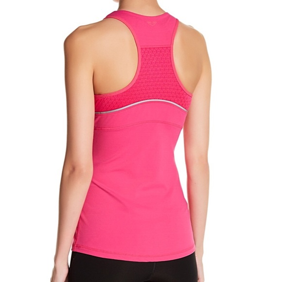 Workout Knit Tank with Inner Bra in Pink - Picture 2 of 2